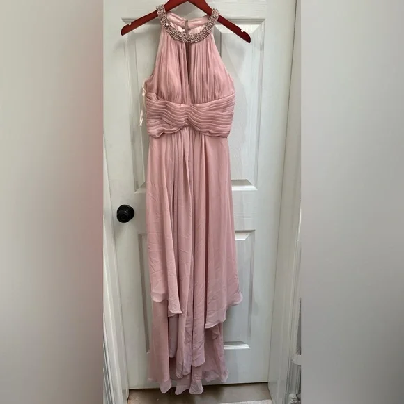 lulus gowns & formal dresses Lulus Sedona Lace Back Burnout Maxi Dress Halter Neck Floral Chiffon Gown  for Cocktail Evening Prom Lavender at Amazon Women's Clothing store main image 0